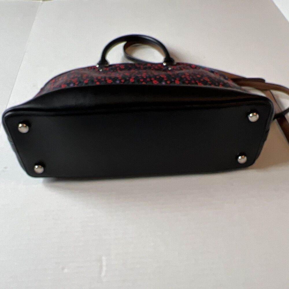 Coach Sierra Black Canvas Handbag Authentic - Picture 7 of 12